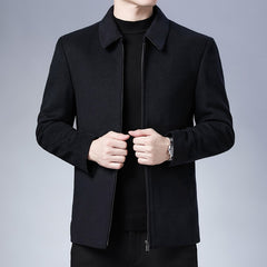 Casual Fashion Lapel Autumn Winter Mens Coat