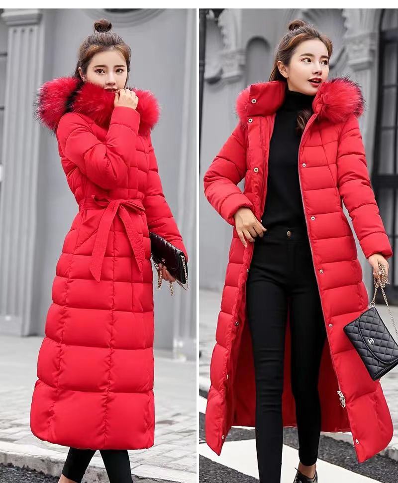 Women Autumn Winter Fashion Brown Black Warm Thick Down Coat Jacket