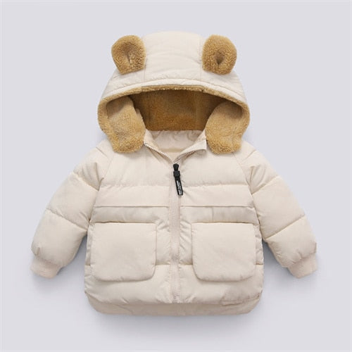 Winter Children Girls Boys Jacket Cotton Down Coats