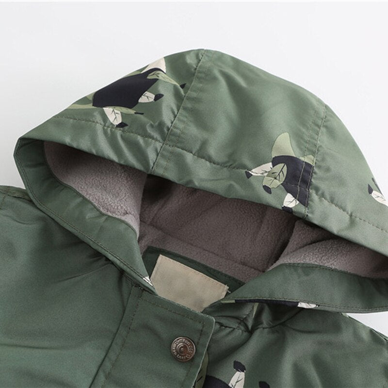 Children Boy Girl Trench Coat Coat  Outerwear Spring Fall Cotton
