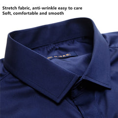 Slim Fit Long Sleeved Dress Shirt