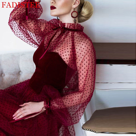Homecoming Dresses: Long Sleeves Evening Dress Prom Party