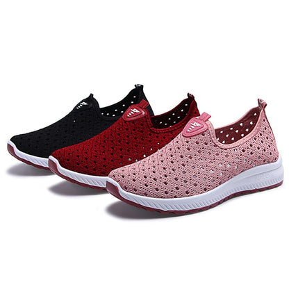 Summer Women's Sports shoes sneakers shoes fashion hollow out breathable leisure walk