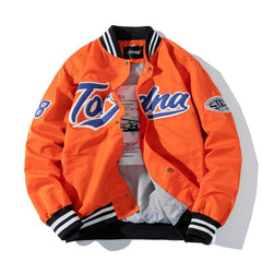 Hip Hop Baseball Jacket Men Women Embroidery Jacket Letter Streetwear