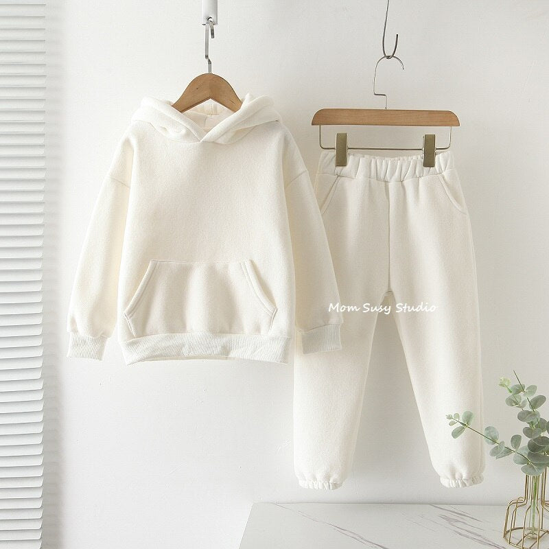 Mom Susy Baby Girl Boy Cotton Clothes Set Hoodie+Jogging