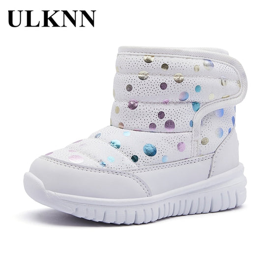 Cotton-Padded Shoes For Children Kids Snow Boots Style Plus