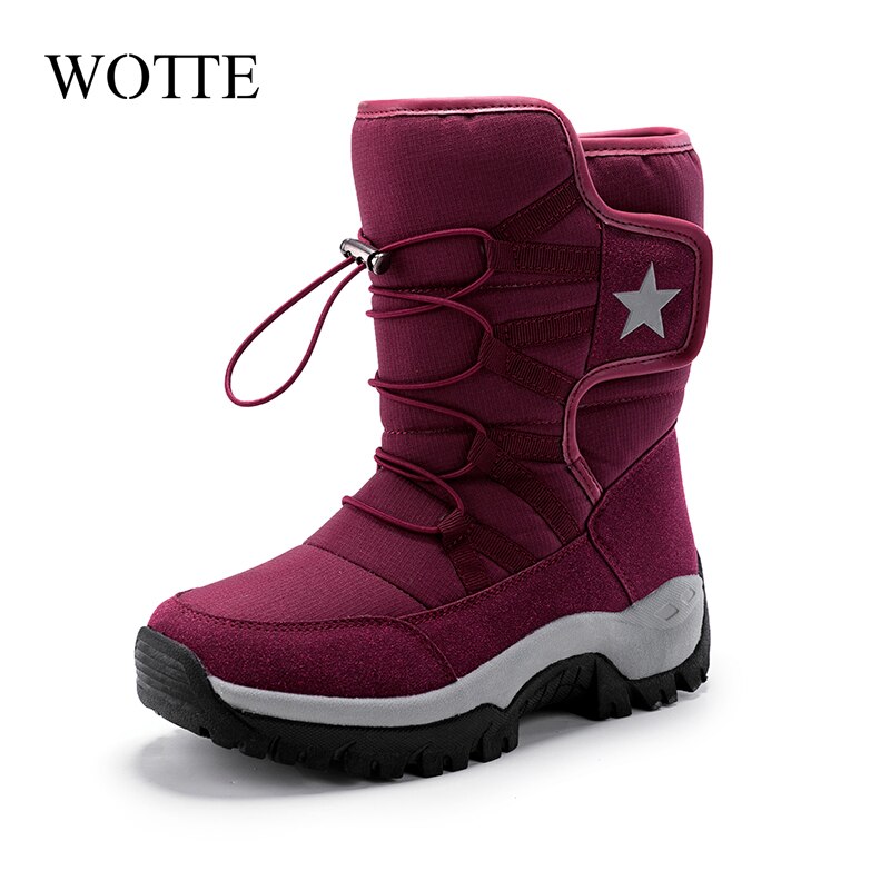 Snow Boots Men Waterproof Mens Winter Boots With Fur Winter Shoes