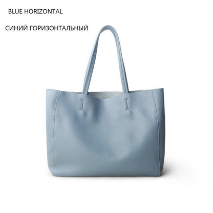 Simple Casual Leather Women Shoulder Bag Luxury Brand Designer Genuine