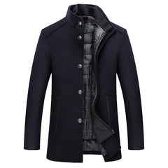 Men Brand Winter Warm Jacket Parkas Coat Men Fashion Autumn Clothing