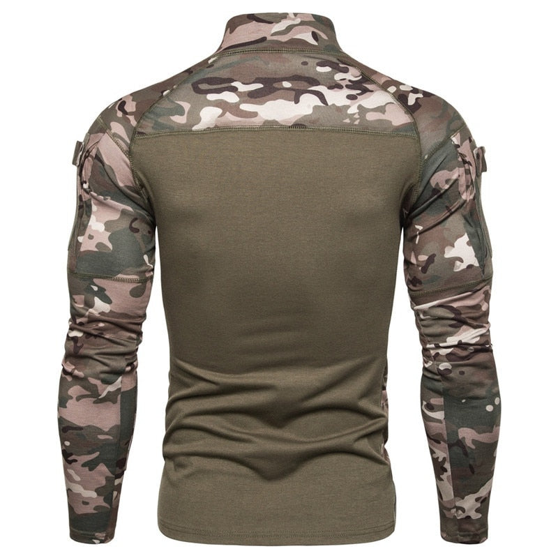 ZOGAA  Men Tactical Camouflage Athletic T-Shirts
