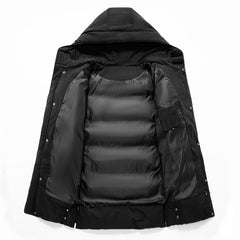 Men's Long Coat Large Size 7XL 8XL Winter Cotton Padded Jacket