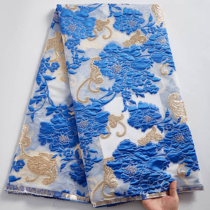 Brocade Jacquard Lace Fabric French Lace Fabric High Quality African Nigerian