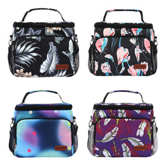 Folding Printing Cooler Bag Waterproof Insulated Ice Thermal Bag For Steak