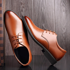 Man Cow Leather Shoes Rubber Sole EXTRA Size 47 Man Office Business