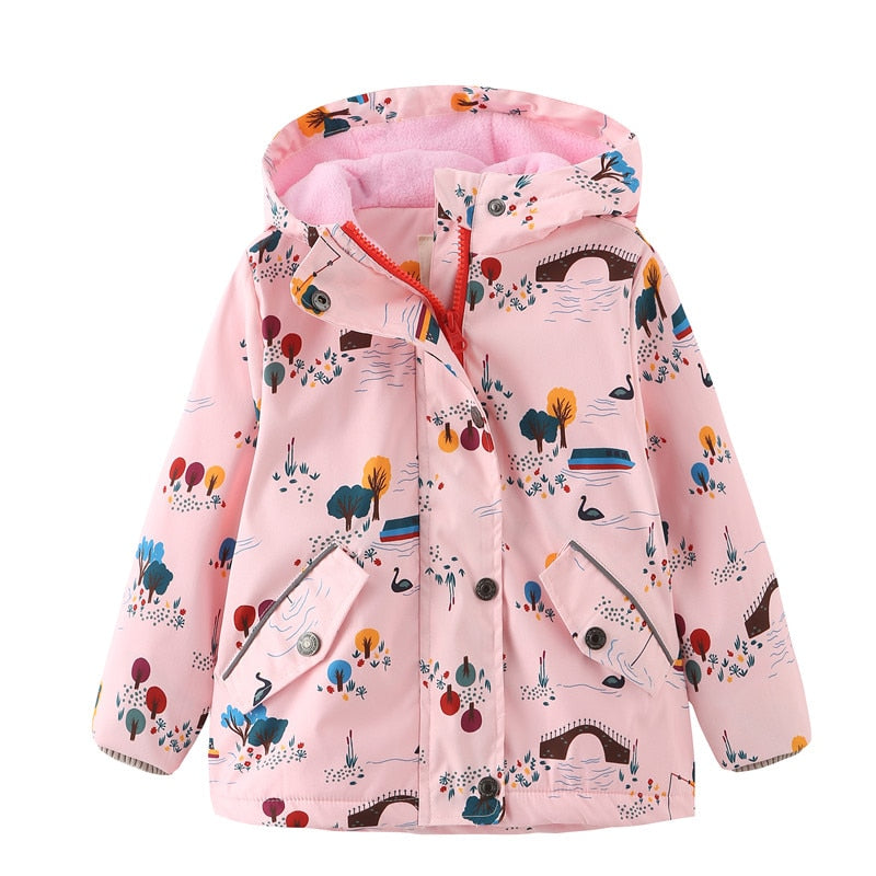 Winter children polar fleece windbreaker boys and girls single coat