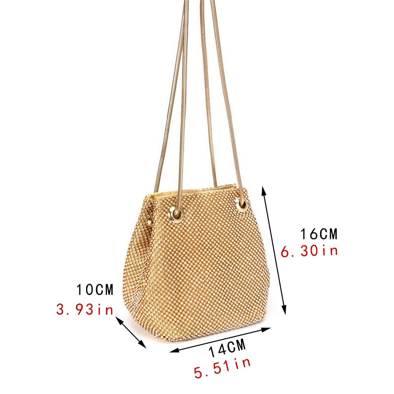 Clutch evening bag luxury women bag shoulder handbags diamond bags lady