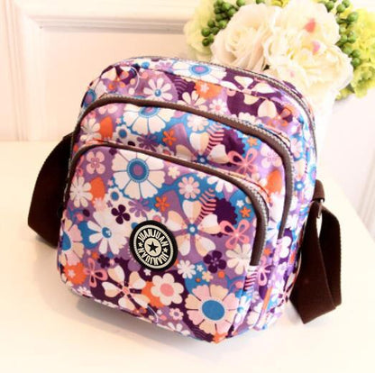 Fashion Women Messenger Bags Vintage Flower Printing Women Bag