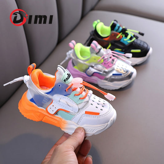 Children Shoes Girls Boys Casual Shoes Fashion Colorblock