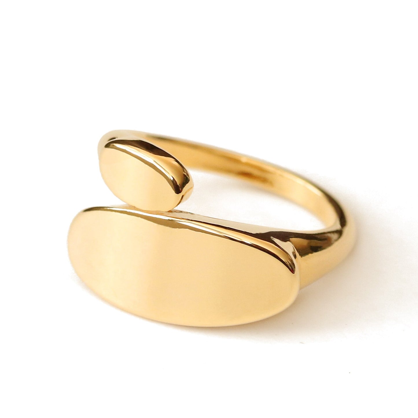 Fashion Gold color size 7 8 Perfume women finger Ring