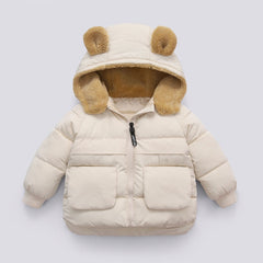 Winter Children Girls Boys Jacket Cotton Down Coats