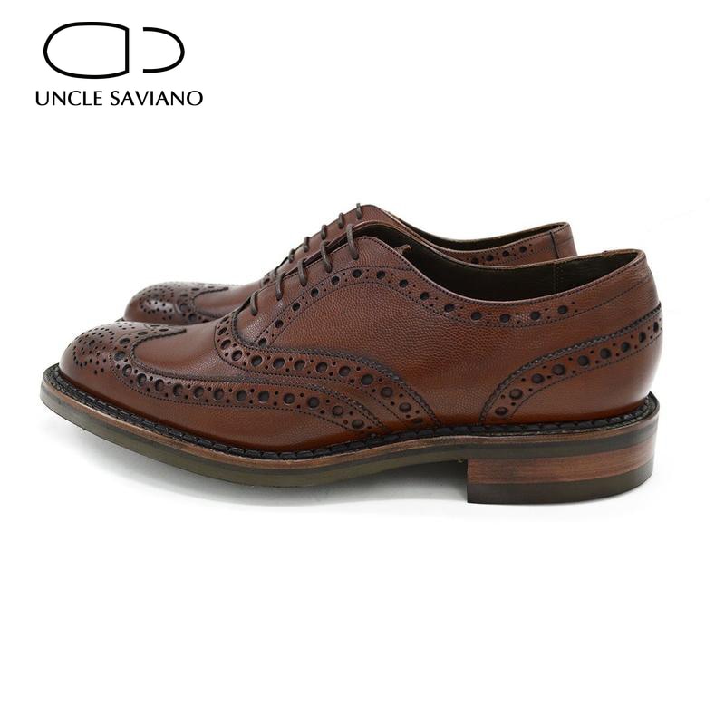 Uncle Saviano Oxford Brogue Designer Dress Best Men Shoes Wedding Business