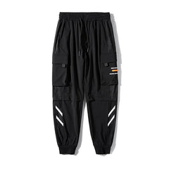 Streetwear Black Mens Harem Joggers Pants Men Cargo Pants Hip Hop