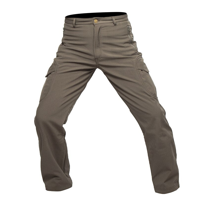 Mege Men Tactical Cargo Pants Camouflage Military Fleece Army