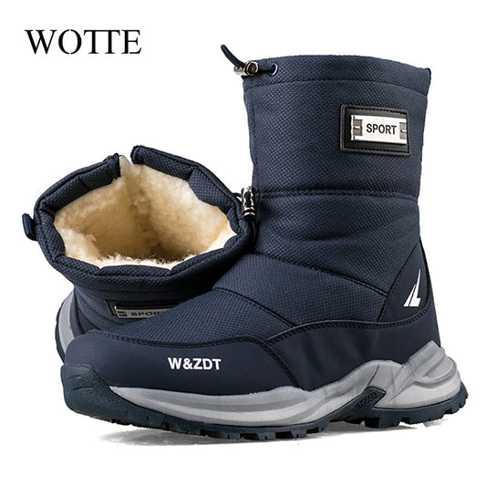 Winter Men's Boots Winter Shoes Men Snow Boots Waterproof