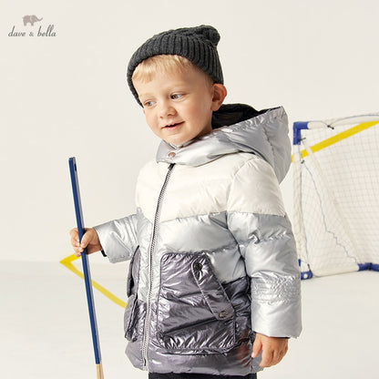 dave bella winter baby boys 24M-13Y fashion  carton hooded down