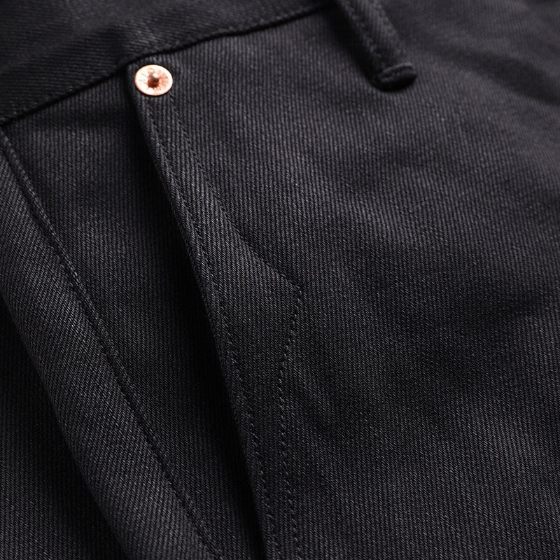 Vintage 14 Oz Indigo Selvage Stylish Trousers Mens Casual Chino Raw Denim Jean