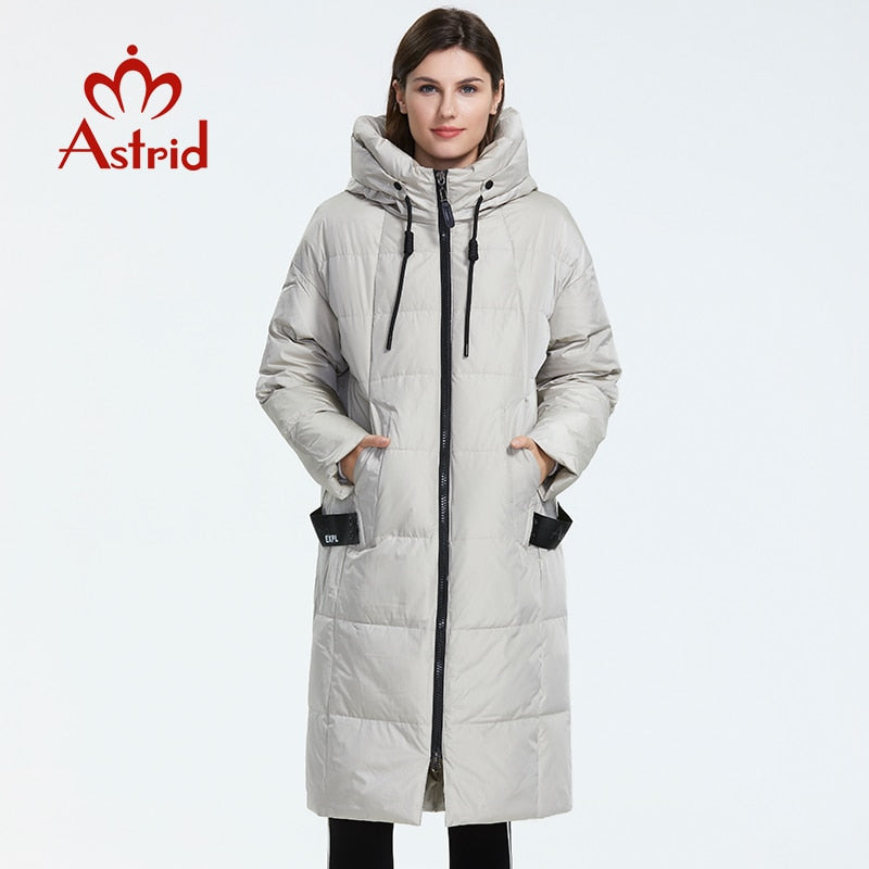down jacket women loose clothing outerwear quality with a hood fashion style