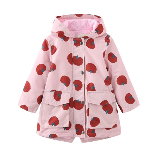 Children Boy Girl Trench Coat Coat  Outerwear Spring Fall Cotton