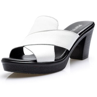 Slippers Sandals Summer 7cm High Heels Women Shoes Woman Slippers Summer Sandals Casual Shoes