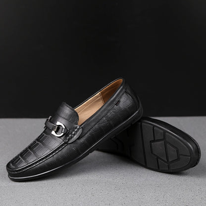 Men Loafers Real Leather Shoes Fashion Men Boat Shoes Brand Men