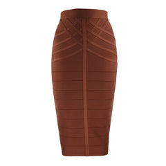 Woman Skirts Bandage Women Midi Skirt Vintage Summer