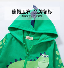 Jacket Kids Clothes Boys Jacket Coat 2-7Yrs Children Hooded Cardigan Zipper