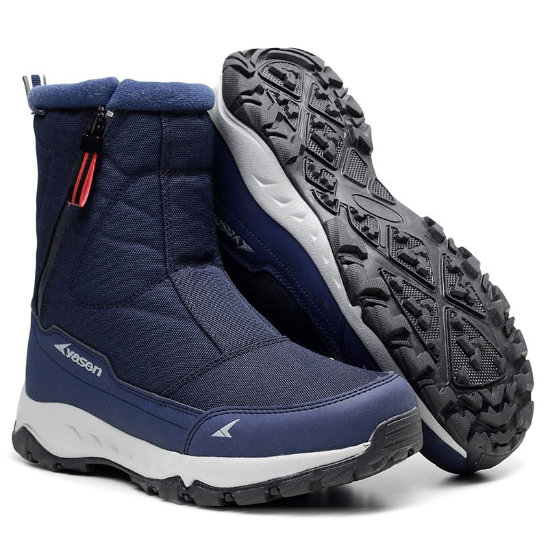 Winter Thick Couple Snow Boots Plus Mens Warm Side Zipper Outdoor