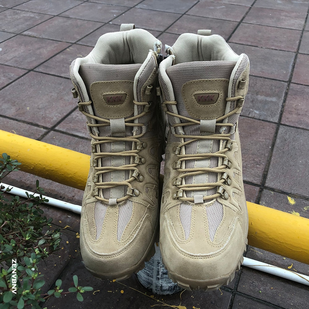 Men Military Boot Combat Mens Ankle Boot Tactical Big Size Army