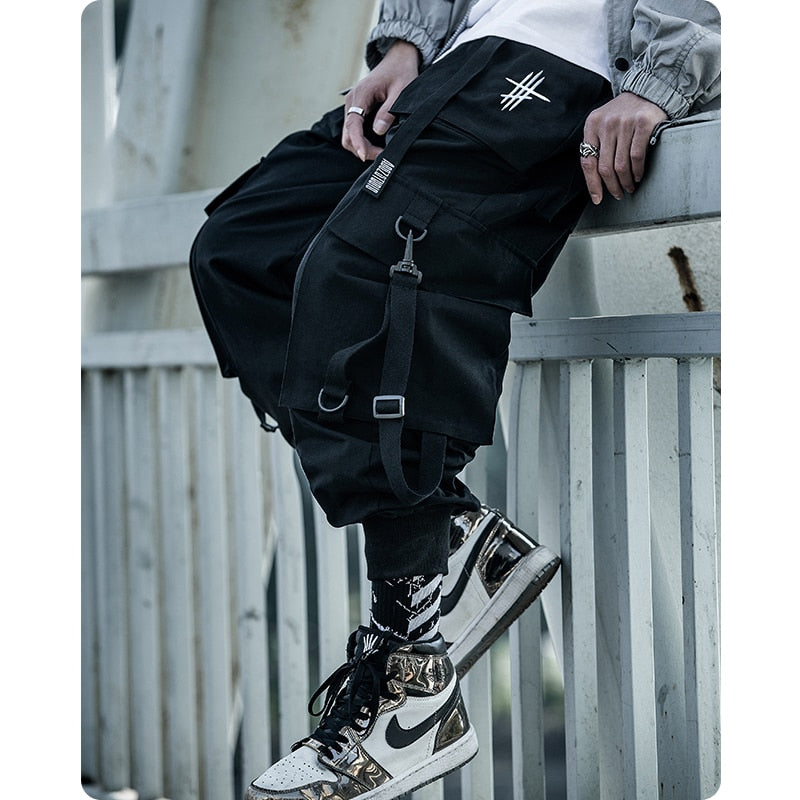 michalkova Paratrooper  Japanese military Male Black Joggers Mens hip hop