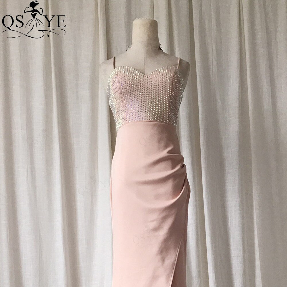 Homecoming Dresses: Evening Dresses Spaghetti Straps Mermaid Party Dress