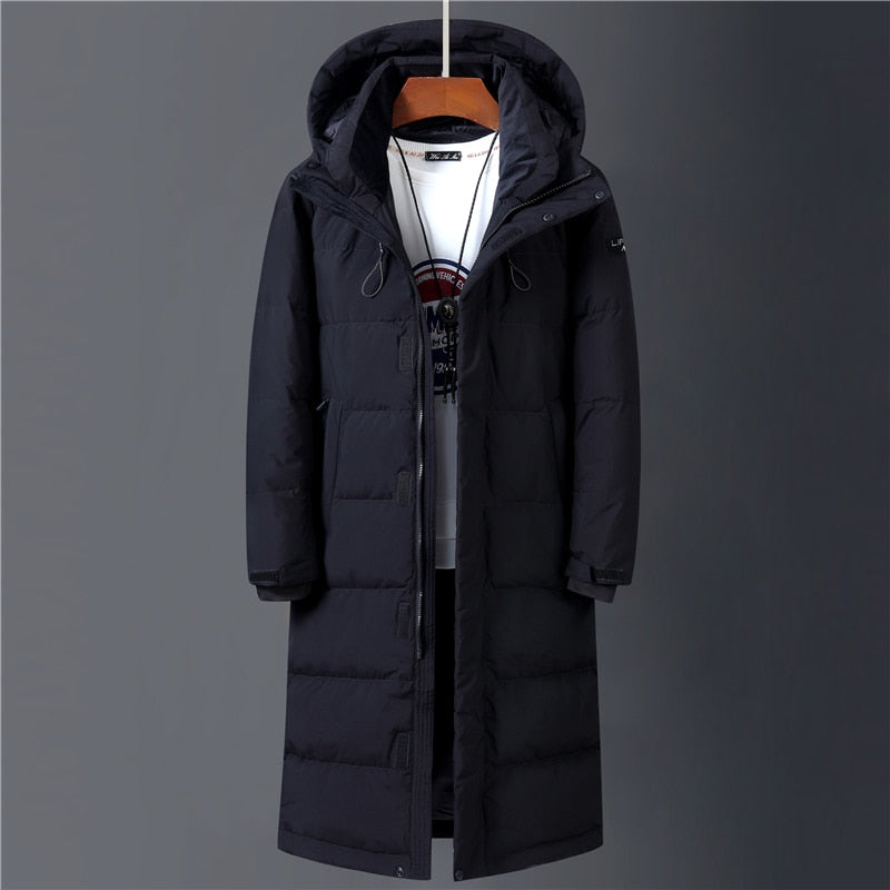 Winter 90% White Down Jacket Men Hooded Fashion High Quality