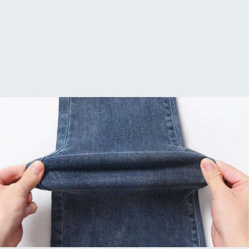 Women Jeans Autumn Elastic Pencil Trousers High Waist Ladies Tight Clothing