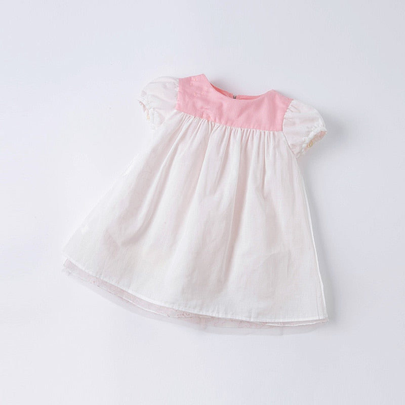 dave bella summer baby girl cute cartoon floral dress children fashion party dress