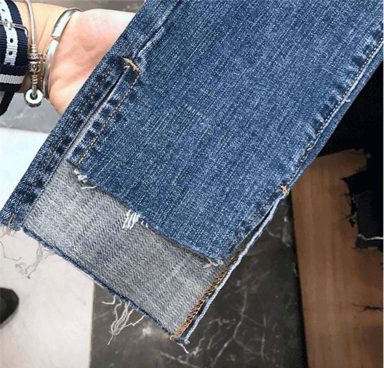 Women Denim Skinny Trousers Ripped Jeans For Women