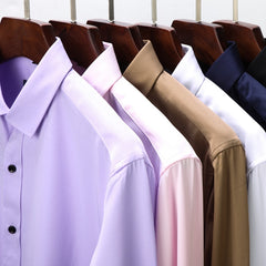 Slim Fit Long Sleeved Dress Shirt