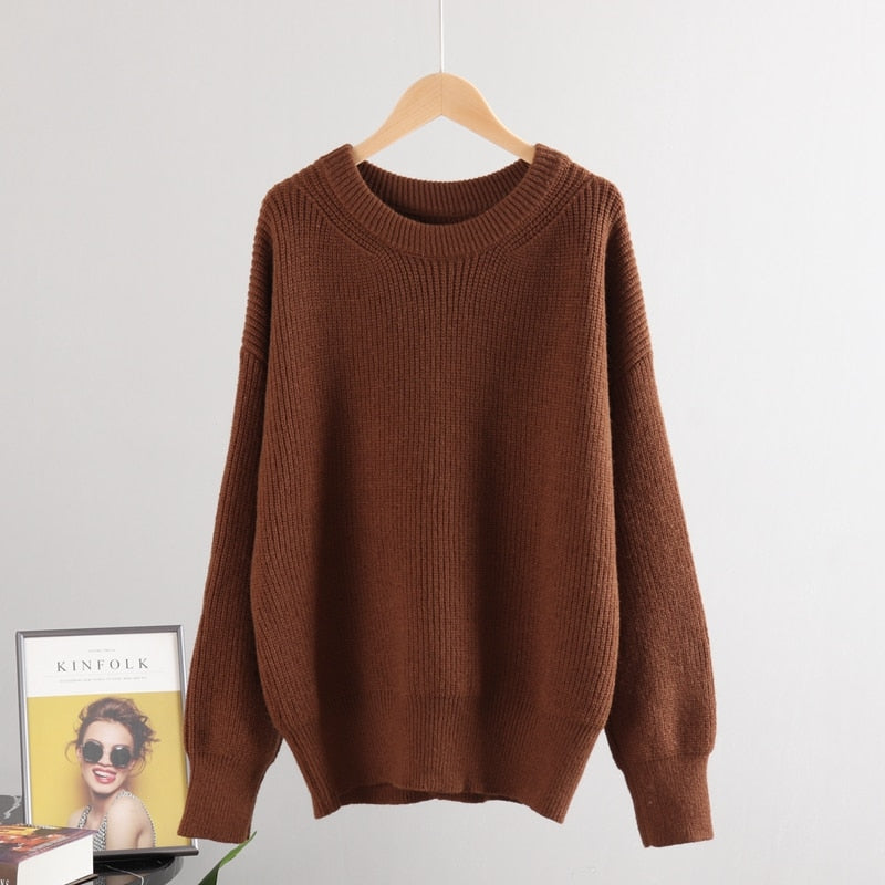 Wool Women's Sweater Autumn Winter Warm Turtlenecks Casual