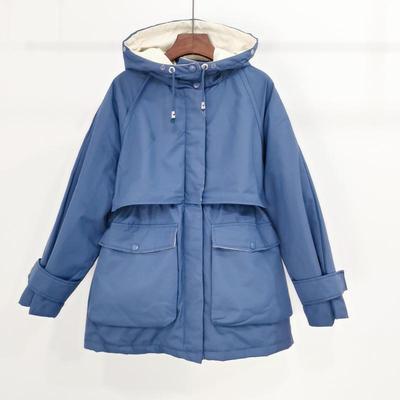 Winter Jacket Women Large Natural Fur White Down Coat