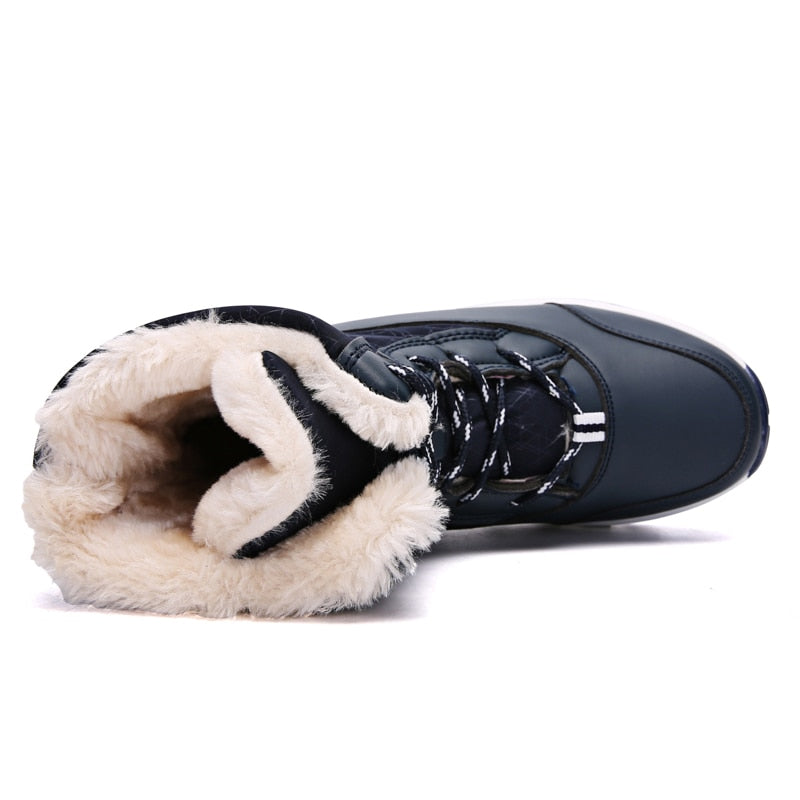 Women Boots Waterproof Winter Shoes Women Snow Boots Platform Keep Warm