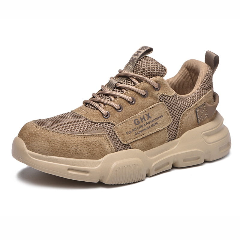 Work Safety Shoes Steel Toe Anti-puncture Indestructible Men Safety Boots