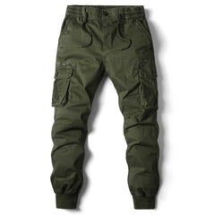 Cargo Pants Men Jogging Casual Pants Cotton Full Length Military Mens Streetwear